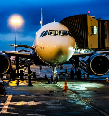 Plane at the airport